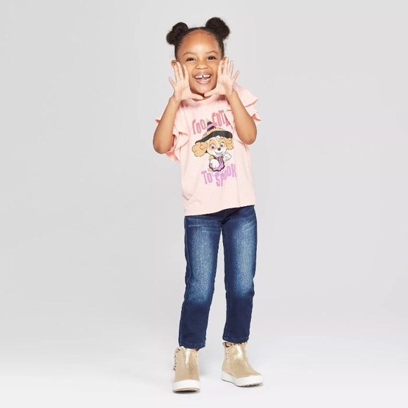 Paw Patrol Skye Halloween “Too Spooky” Tee Tshirt - Picture 4 of 6